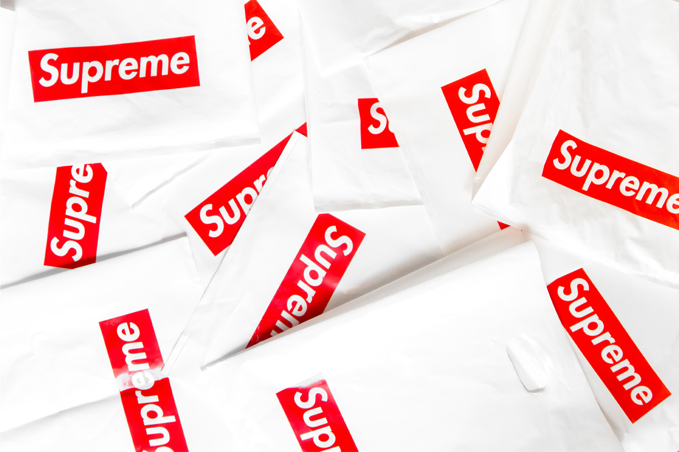 supreme logo bags