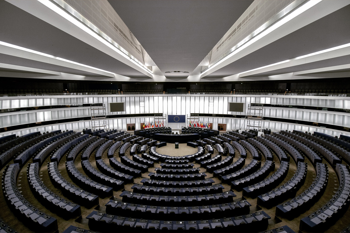empty european congress