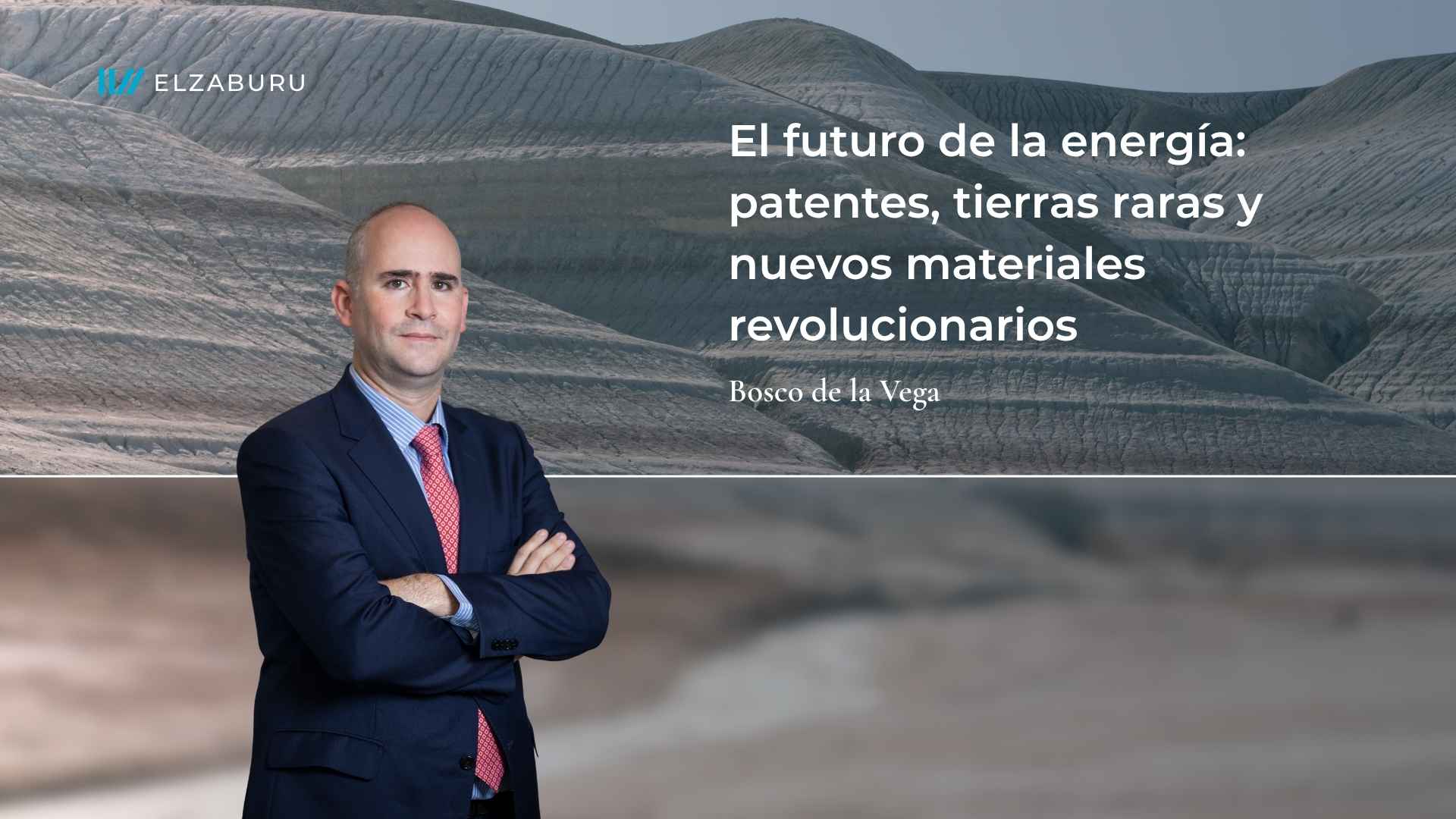Bosco de la Vega habla sobre el futuro de la energía y las patentes de tierras raras