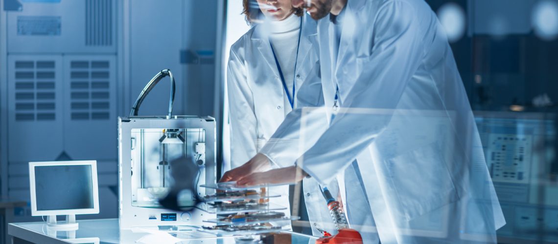 researchers in laboratory